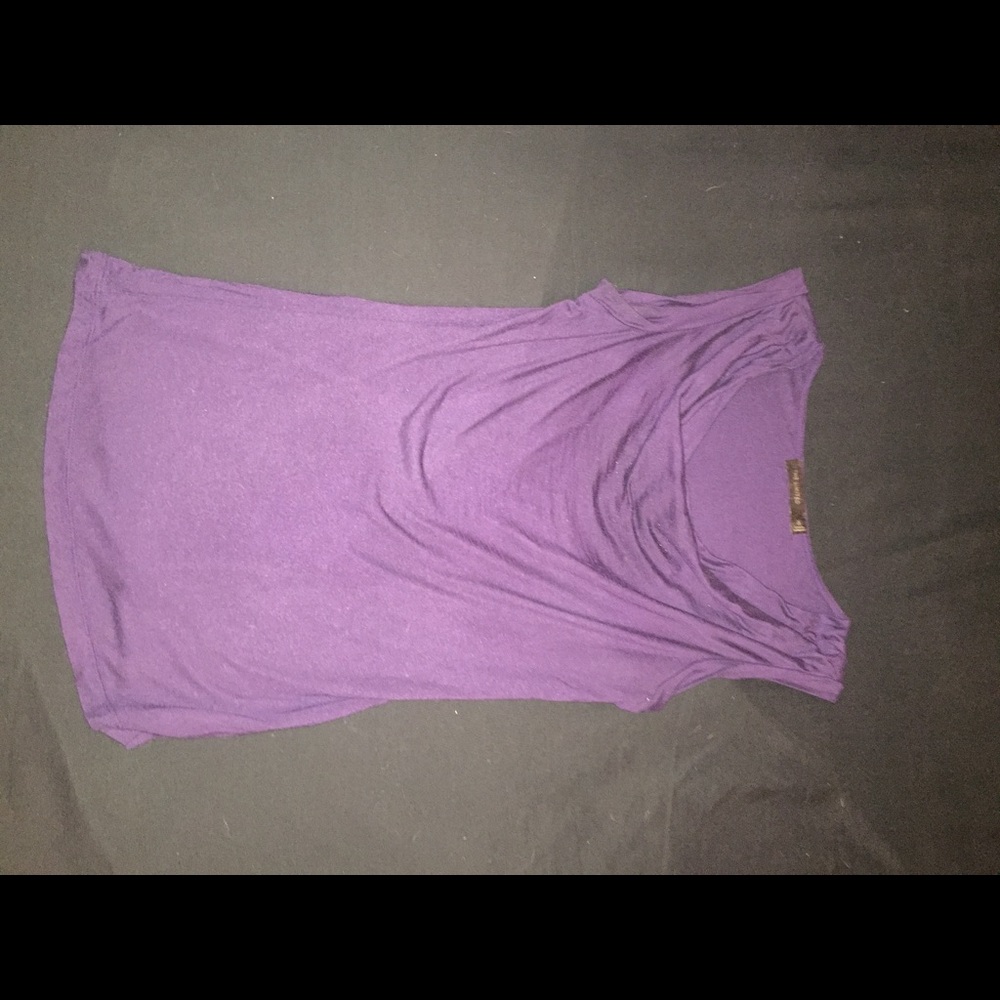Purple Sleeveless Shirt